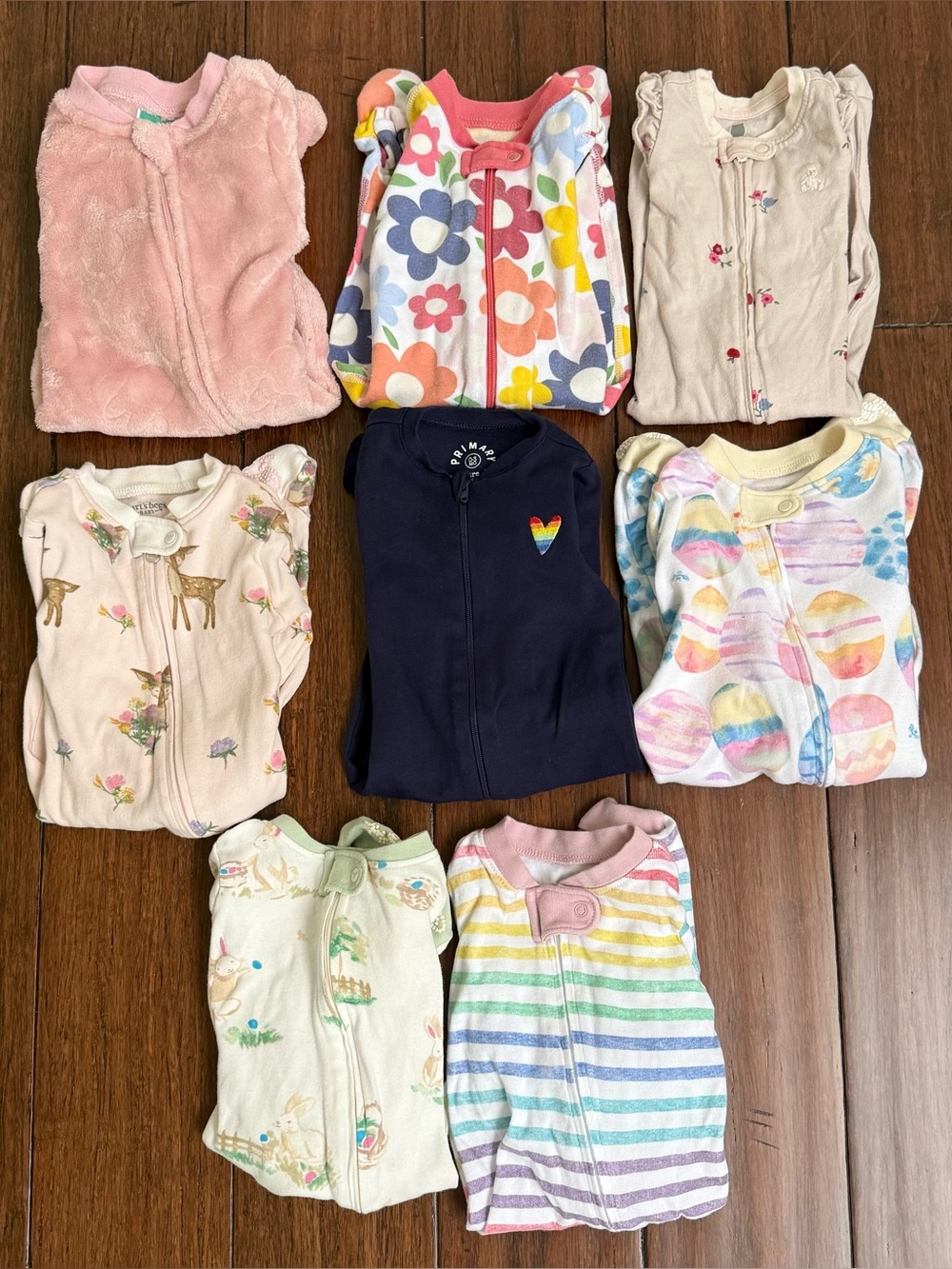 0-3 Month Girl Sleeper/Footie Bundle